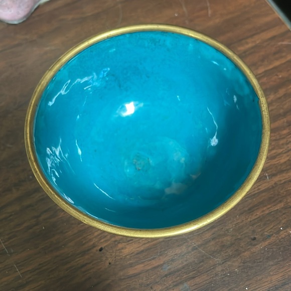 Chinese Cloisonne' Bowl with Floral Decoration - Picture 4 of 6